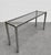 1970s Mid Century Modern Chrome + Smoked Glass Console Table, C. 1960's For Sale - Image 5 of 13