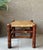 Rustic Chic Mid 20th-Century Hickory Wood & Handwoven Double Twill Plaited Cane Bench For Sale In Austin - Image 6 of 18