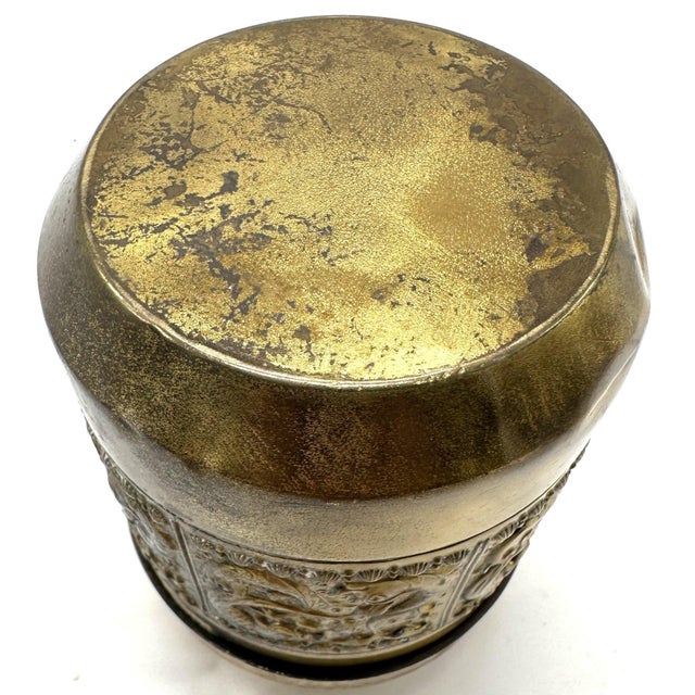 Vintage German Brass Dolphin Relief Smoking Set - 2 Piece Duo For Sale In Portland, ME - Image 6 of 8