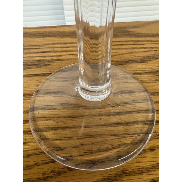 Crystal Taper Candelabras, Pair For Sale - Image 11 of 12