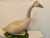 Alabaster Vintage Wood Carved Folk Art Rustic Goose Decoy For Sale - Image 8 of 12