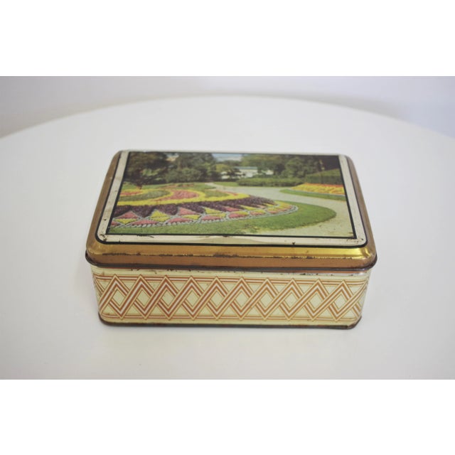 Green Vintage Tin Boxes from Industria Ligure Lombarda SRL, 19​​60s, Set of 3 For Sale - Image 8 of 12