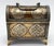 This antique jewelry casket originates from the Russian North, specifically crafted in the traditional style of Veliky...