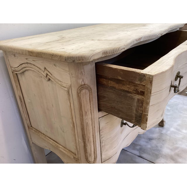 Antique White 19th Century Scandinavian Whitewashed Chest Drawers For Sale - Image 8 of 8