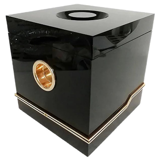 Black Ice Chest, 1970s For Sale