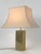 Monumental & exceptional mid-century modern table lamp in heavy, solid brass. Designed and manufactured by vereinigte...