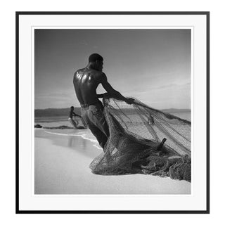 Toni Frissell 'Montego Bay Fisherman' Archival Pigment Print Framed in Black For Sale