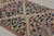 Rug & Kilim Vintage Midcentury Diamond Pattern Pink and Blue Wool Rug by Rug & Kilim For Sale - Image 4 of 8