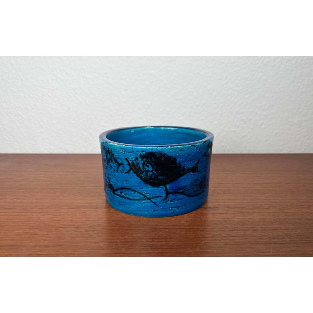 Mid-Century Modern Pesce Fish Studio Pottery Bowl by Aldo Londi for Bitossi, Italy, 1960s For Sale - Image 17 of 17