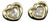 Chopard Happy Floating Diamonds Heart Clip on 18 Karat Yellow Gold Earrings For Sale
