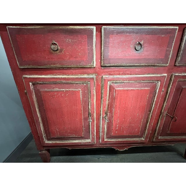 18th Century Italian Louis XVI Painted Chest For Sale - Image 9 of 18