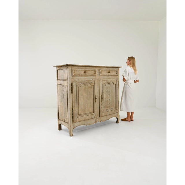 19th Century French Provincial Oak Buffet For Sale - Image 10 of 12