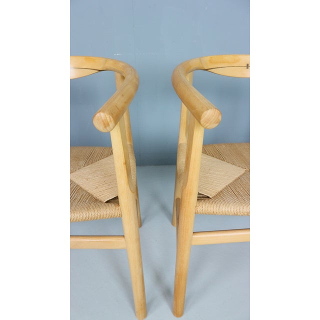 Brown Vintage PP201 First Chairs by Hans J Wegner for PP Furniture, Denmark, 1980s, Set of 4 For Sale - Image 8 of 18