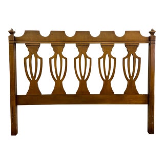 Vintage Chippendale Style Full Size Headboard For Sale
