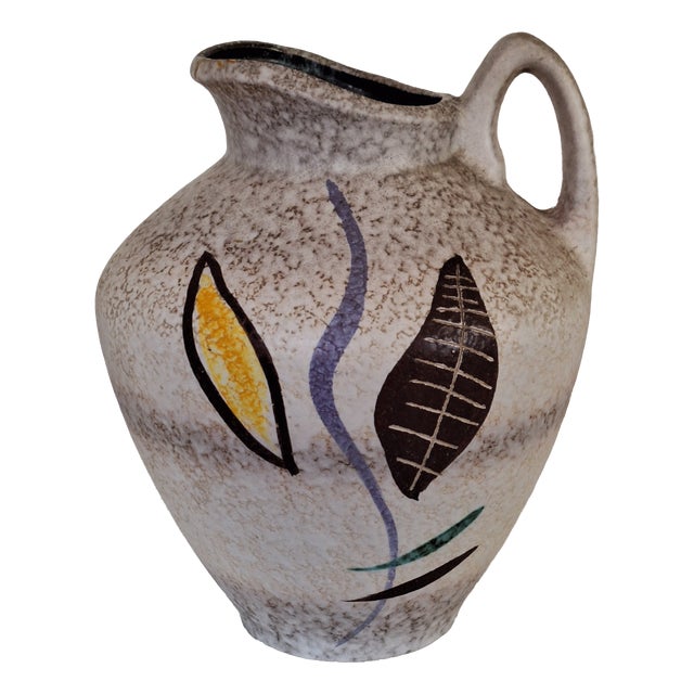 Vintage German Ceramic Vase, 1960s For Sale