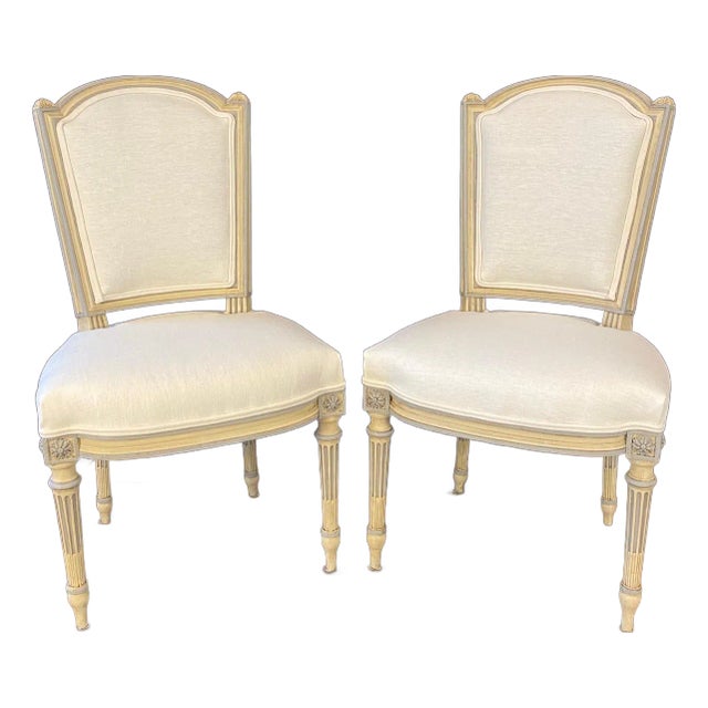 19th Century Side Chairs From Rare Salon Suite -a Pair For Sale