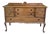 Antique Tiger Oak Buffet Entryway Console For Sale
