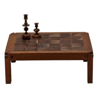 Vintage Model T18 Coffee Table by Pierre Chapo, 1960s For Sale