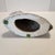 Lavender Vintage Studio Pottery Cat Sculpture With Reactive Glaze Hand-Carved For Sale - Image 8 of 8