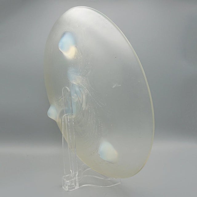 Gold Art Deco Glass Charger by Rene Lalique, 1920s For Sale - Image 8 of 14