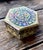 Korean Najeonchilgi Hexagonal Mother-of-Pearl Floral Lacquer Box For Sale - Image 4 of 15