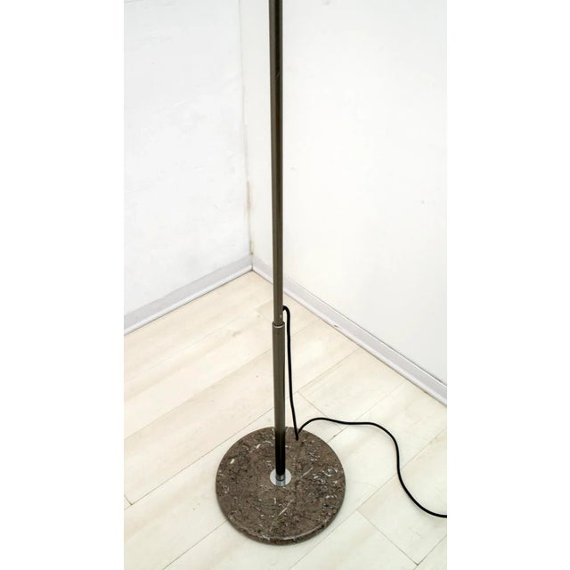 Brown Mid-Century Model Mezzaluna Floor Lamp by Bruno Gecchelin for Skipper and Pollux, 1974 For Sale - Image 8 of 14