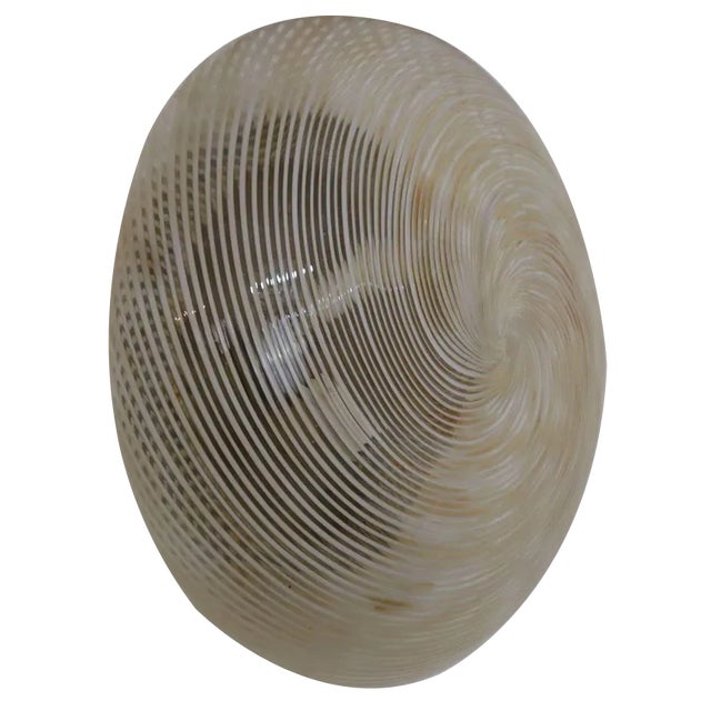 Venini Filigrana Wall Light from the 50s, Made in Italy For Sale