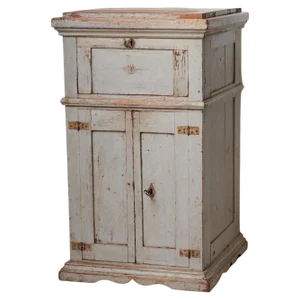 Antique Swedish Tall & Narrow Cabinet