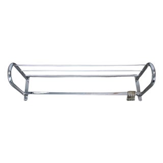 Vintage Bauhaus Chrome Wall Coat Hanger, 1930s For Sale