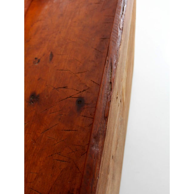 Antique Primitive Wood Dry Sink Cabinet For Sale - Image 15 of 17