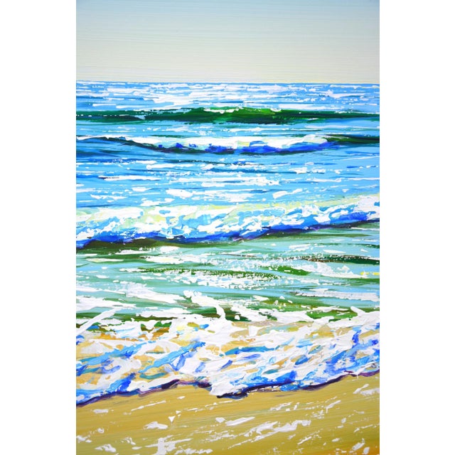 Textile Sea. Light 10. Modern Original Painting. Iryna Kastsova For Sale - Image 7 of 16