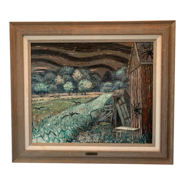 1950s James Apostle "Tobacco Road" Painting For Sale