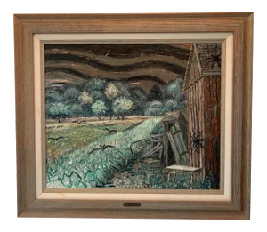 1950s James Apostle "Tobacco Road" Painting