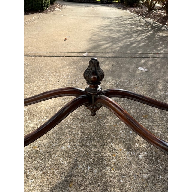 Wood Demilune Console Table For Sale - Image 7 of 7