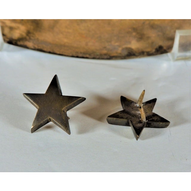 Antique 1900s Cast Bronze Woman’s Face in Crescent Moon Plaque90 For Sale In San Francisco - Image 6 of 9