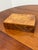 Gold Burl Wood Hinged Keepsake Box For Sale - Image 8 of 12
