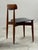 1960s Teak Wood Black Leather Dining Chairs by HW Klein for Bramin, Denmark, 1960s, Set of 4 For Sale - Image 5 of 16