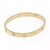 Contemporary Cartier 18k Yellow Gold Bangle Bracelet Size 18 w/Screwdriver & Paper For Sale - Image 3 of 5
