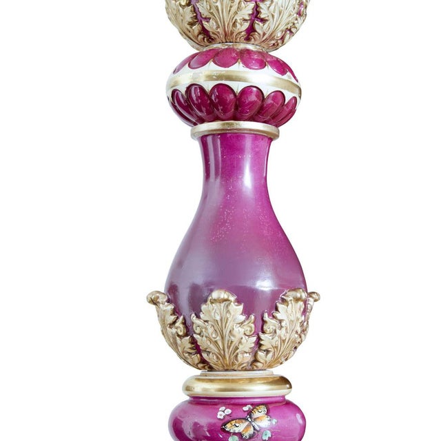 19th Century Mahogany and Porcelain 4 Poster Bed For Sale - Image 16 of 18