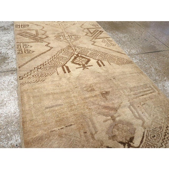 Mid 20th Century Galerie Shabab Collection Mid-20th Century Turkish Anatolian Runner For Sale - Image 5 of 10