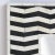 Zig zag hand-cut pattern with in classic black and white / off-white. This full-length mirror is eclectic yet classic....