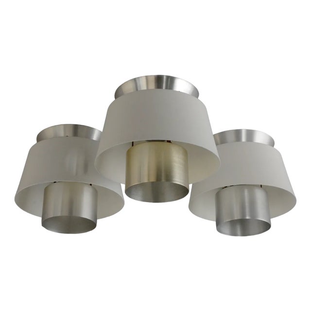 Tivoli Ceiling Lamps by Jorn Utzon for Nordisk Solar Compagni, Denmark. Set of 3 For Sale