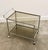 Glass Vintage Chrome Drinks Trolley with Smoked Glass, 1980s For Sale - Image 7 of 13