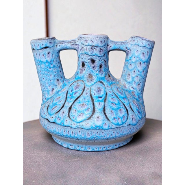 1960s Ceramic Vase by Jean Austruy, 1960s For Sale - Image 5 of 10