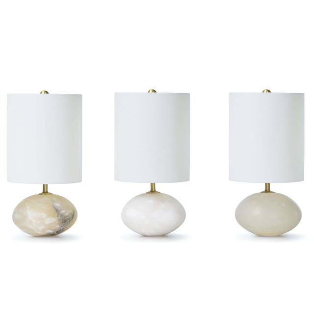 Stone Regina Andrew Alabaster Mini Orb Lamp For Sale - Image 7 of 8