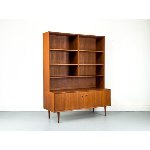 Teak Highboard with Bookshelf from Brouer Møbelfabrik, 1960s For Sale - Image 17 of 18