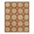 Aubusson Rug 8'1'' X 9'11'' Red Wool Traditional Hand-Knotted Oriental Carpet For Sale