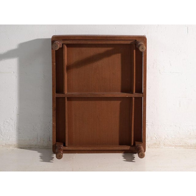 Vintage Japanese Folding Low Table in Wood, Japan, 1920 For Sale - Image 9 of 13