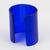 Courreges Paris Cobalt Blue Acrylic Lucite Cuff Bangle Bracelet For Sale - Image 4 of 10
