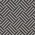 Sample - Schumacher Cross Hatch Fabric in Black For Sale